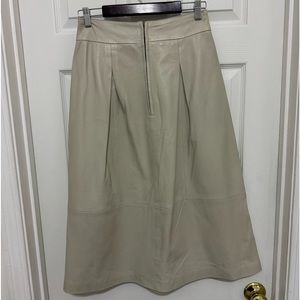 NWT Bod & Christensen Genuine Leather Skirt sz 8